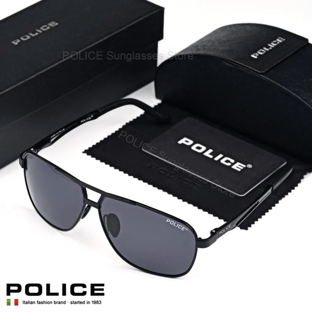 POLICE Piloten-Sonnenbrille UV400 Polarized Herren