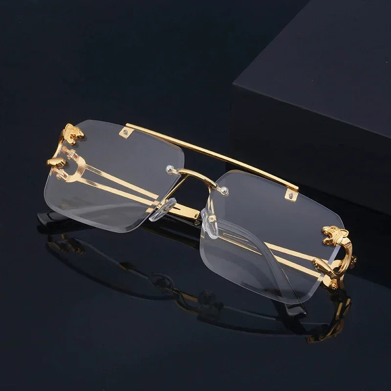 2Gent® Rahmenlose Sonnenbrille mit Verlauf UV400